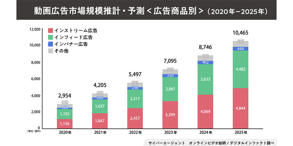2021年国内動画広告の市場調査