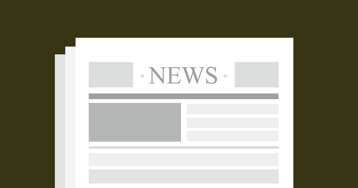 イメージ：Newsペーパーのイメージイラスト