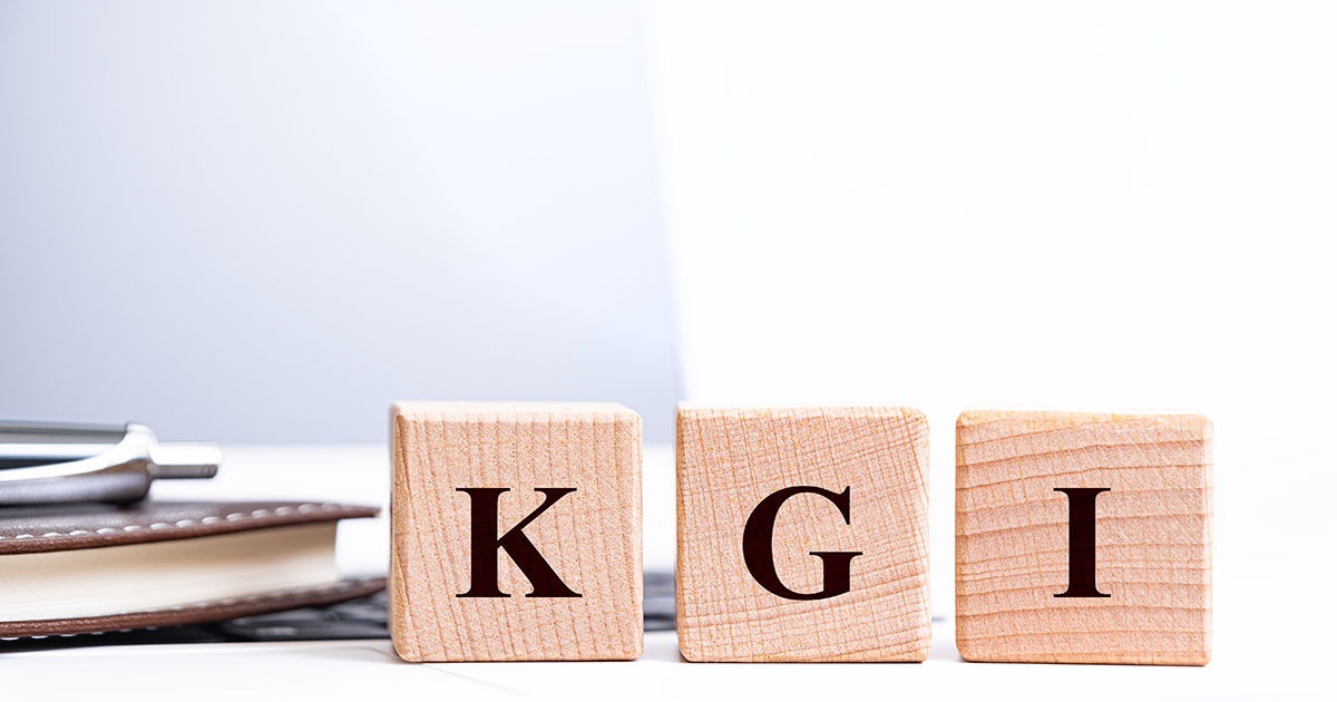 イメージ：KGIとは？KPIとの違いや目標設定のメリット・デメリット、設定方法のポイントを説明