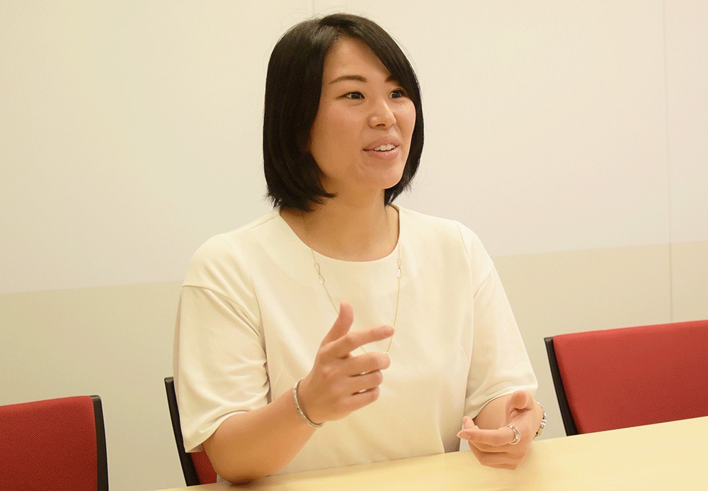 写真：森永乳業株式会社 山西啓代氏