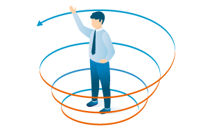 図：プロであることのイメージ図