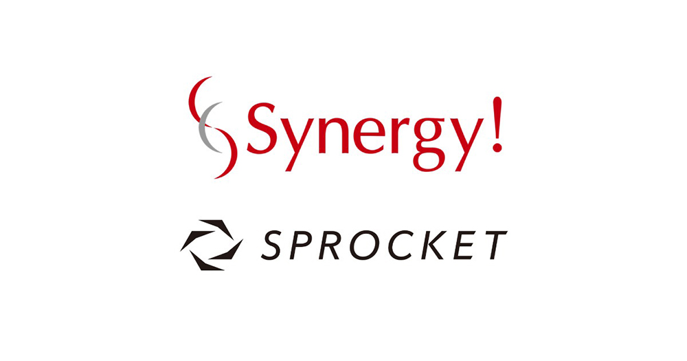 画像：SynergyとSprocketのロゴ